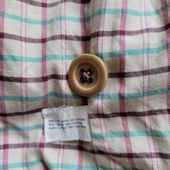 Gap jacket cropped winter fall wool blend coat light brown tan camel neutral - Picture 12 of 16